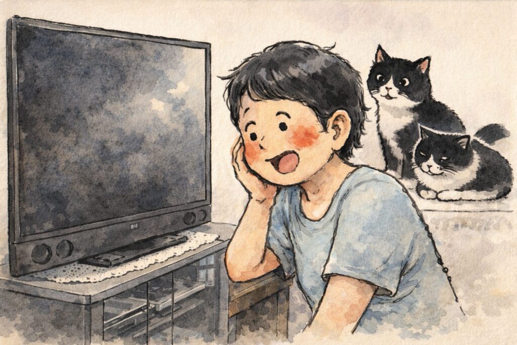 生口島 瀬戸田町林M様邸 三菱 LCD-A58XS1000（2018年式）電源を入れた