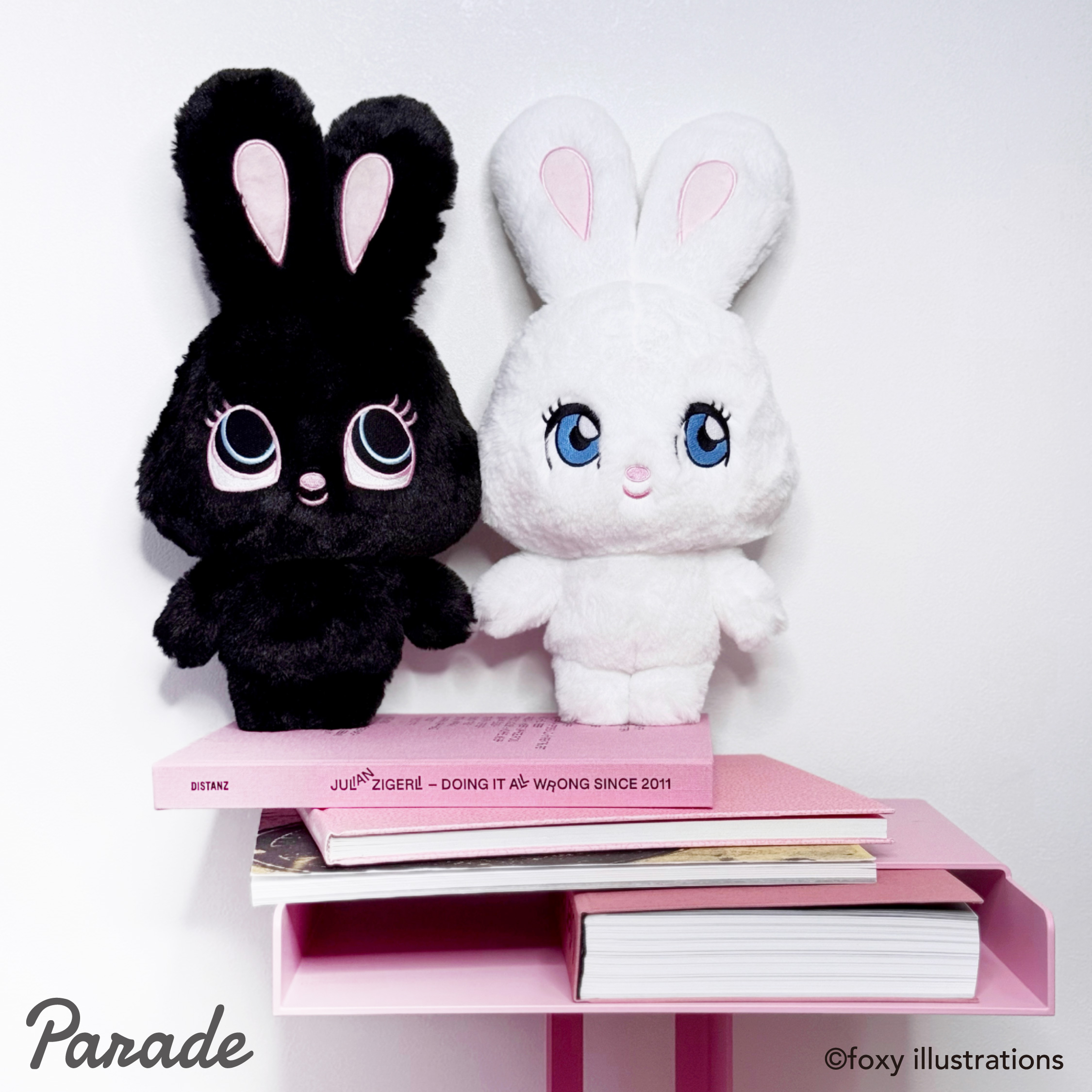 foxy illustrations BUNNY BIGぬいぐるみ | 商品紹介 | 株式会社