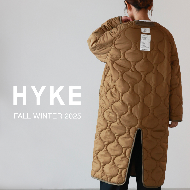 身長別に徹底比較】HYKE(ハイク)2025AW キルティングシリーズ、色や