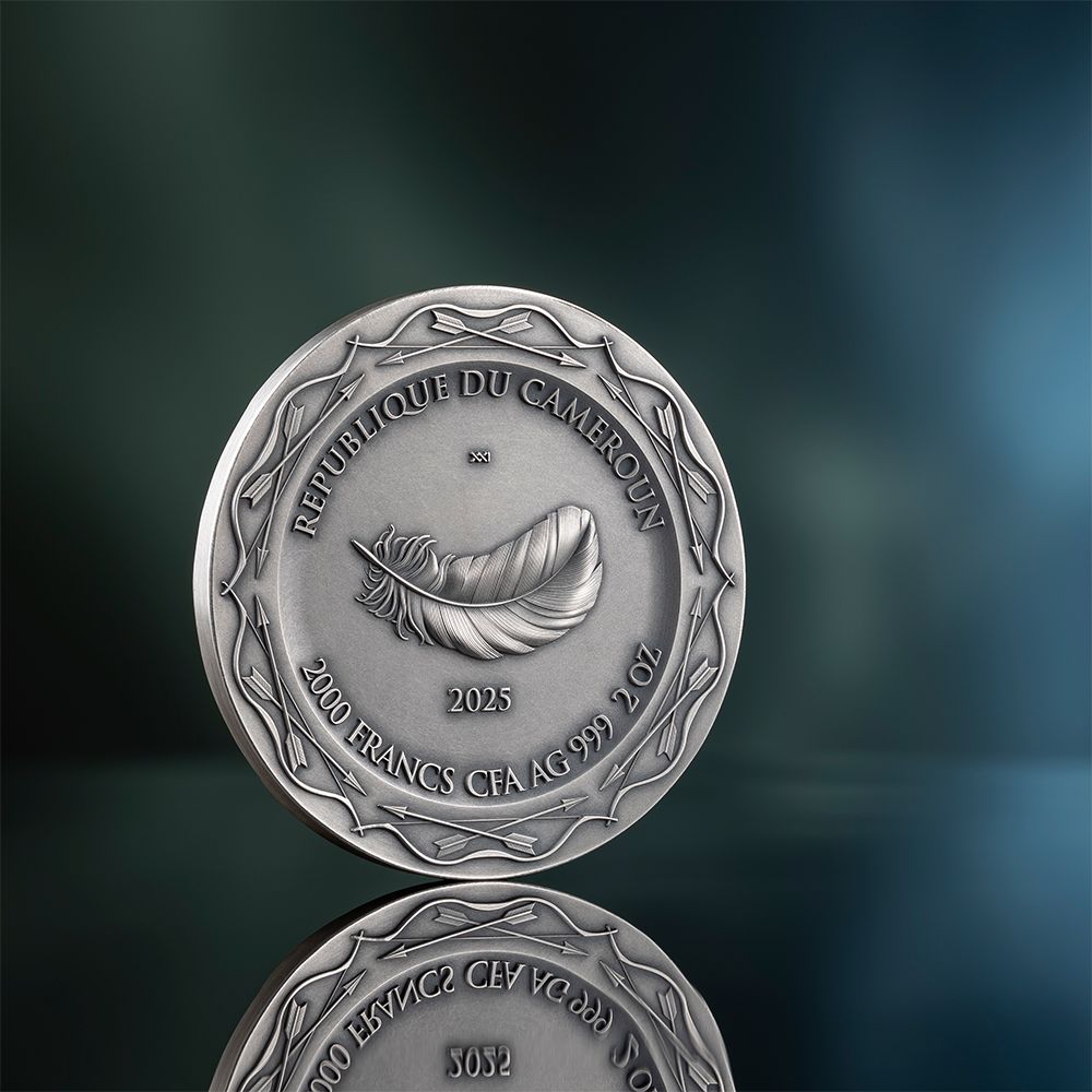 RESTING DIANA Celestial Beauty 2 Oz Silver Coin 2000 Francs