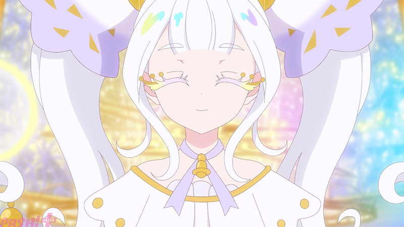 アニメ『ひみつのアイプリ』お披露目ライブに挑むビビアンチィ。ふたり