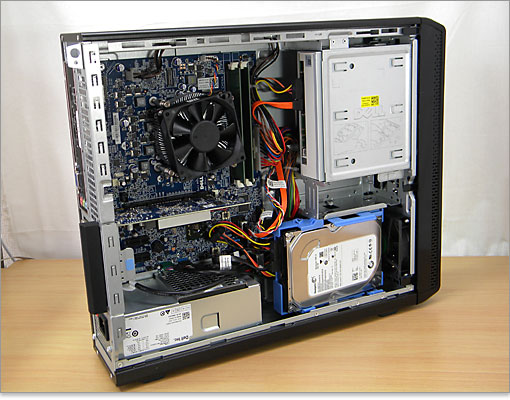 Vostro 260sのサイドパネルを開ける/パソ兄さん