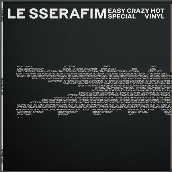 LE SSERAFIM - Easy-Crazy-Hot [Indie-Exclusive Carbon Black Vinyl]