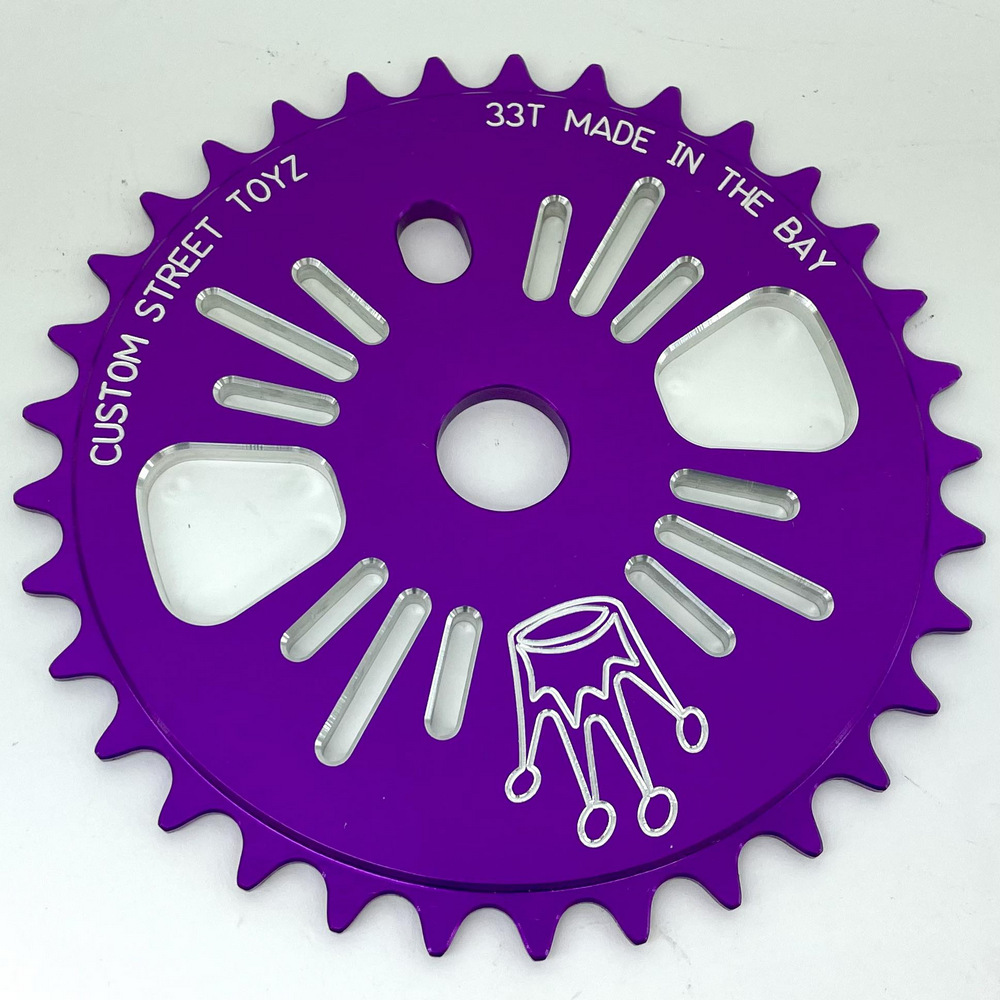 Custom Street Toyz 36T Crown V2 sprocket IN COLORS - Planet BMX