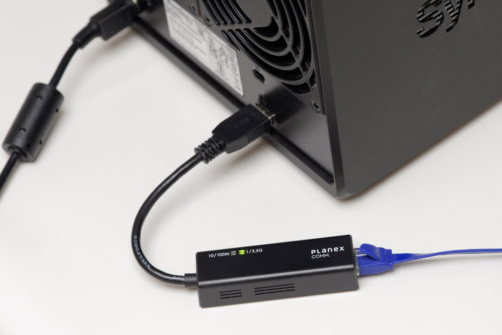 Synology NASをUSB有線LANアダプターで2.5GbE化（後編）｜プラネックス