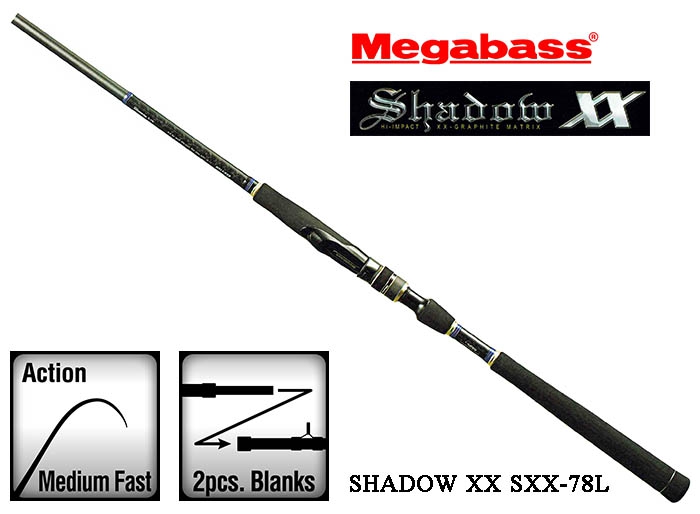 PLAT/megabass shadow xx sxx 78l free shipping/rod-Fishing Tackle