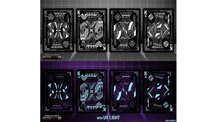 Limited Edition Bicycle Grid Blackout Playing Cards