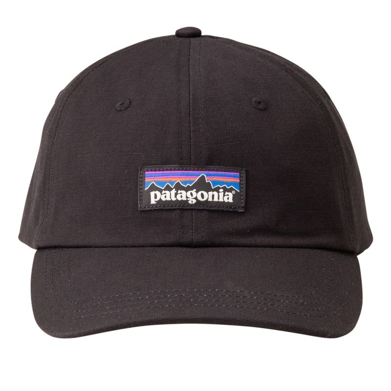 Patagonia パタゴニア P-6 ラベル・トラッド・キャップ BLK