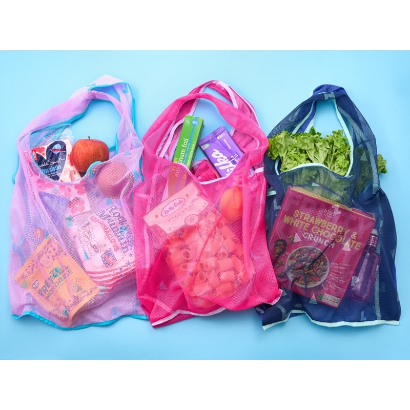 PLAZA 折りたたみメッシュトートバッグ(ネイビー): 通常| プラザ