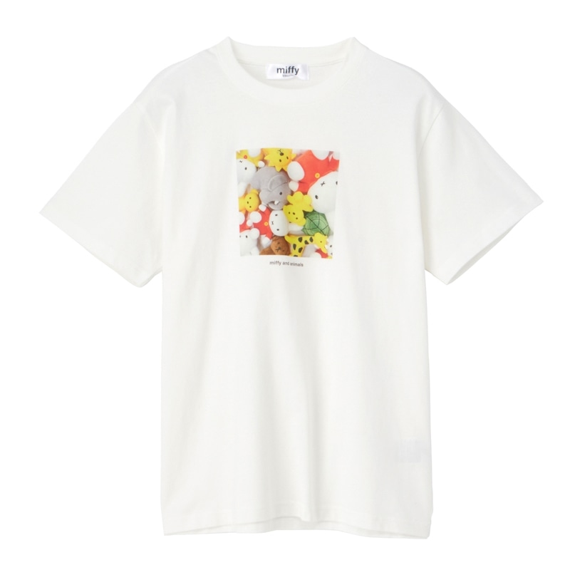 ミッフィー Miffy フォトプリントTシャツ ホワイト(ホワイト): 通常