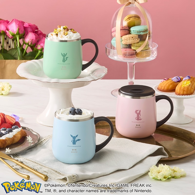 BRUNO ポケモン 蓋つきステンレスマグSHORT(ニンフィア): 通常| プラザ
