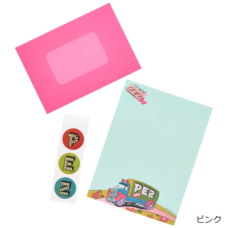 PEZ ペッツ レターセット(ブルー): 通常| プラザオンラインストア