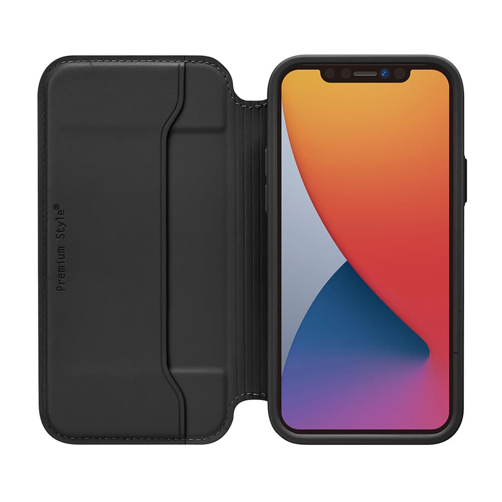 iPhone 12 mini用 ガラスフリップケース ブラック｜株式会社PGA