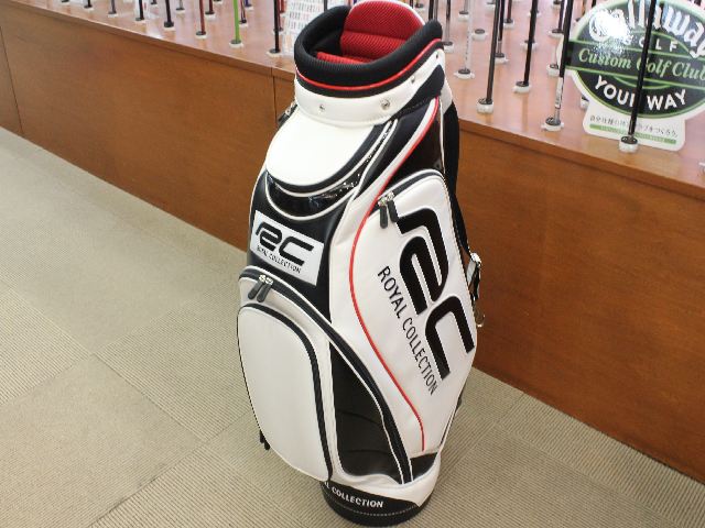 キャディバッグ BC-201 ホワイト 未使用 ロイヤルコレクション(ROYAL