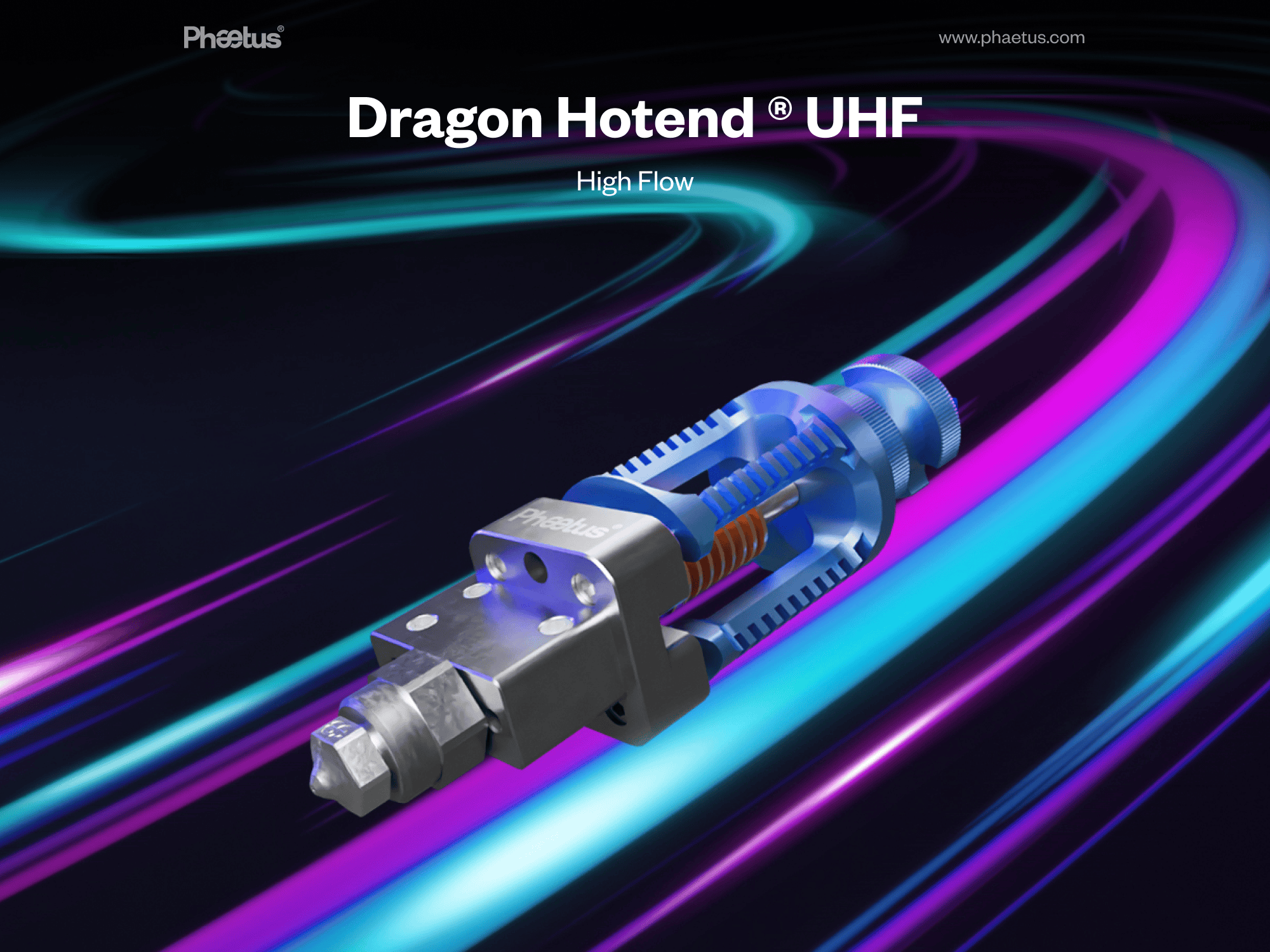 Phaetus Dragon UHF Hot End: High-Speed 3D Printing Solution