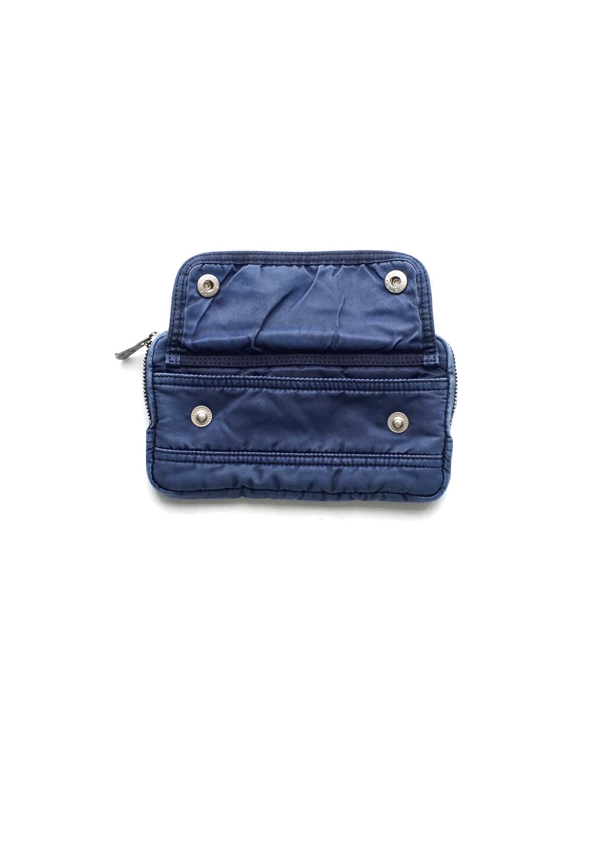 Porter Classic - SUPER NYLON WALLET POUCH - INDIGO BLUE – PHAETON