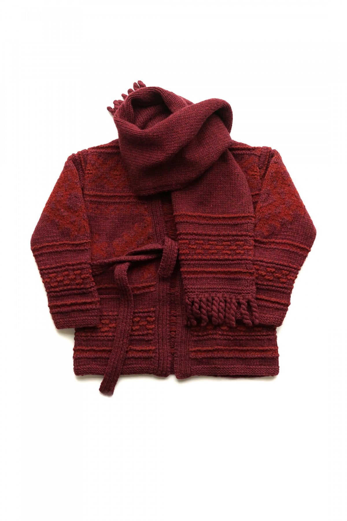 OLD JOE - EXCLUSIVE HAND COWCHAIN GAWN - BURGUNDY – PHAETON