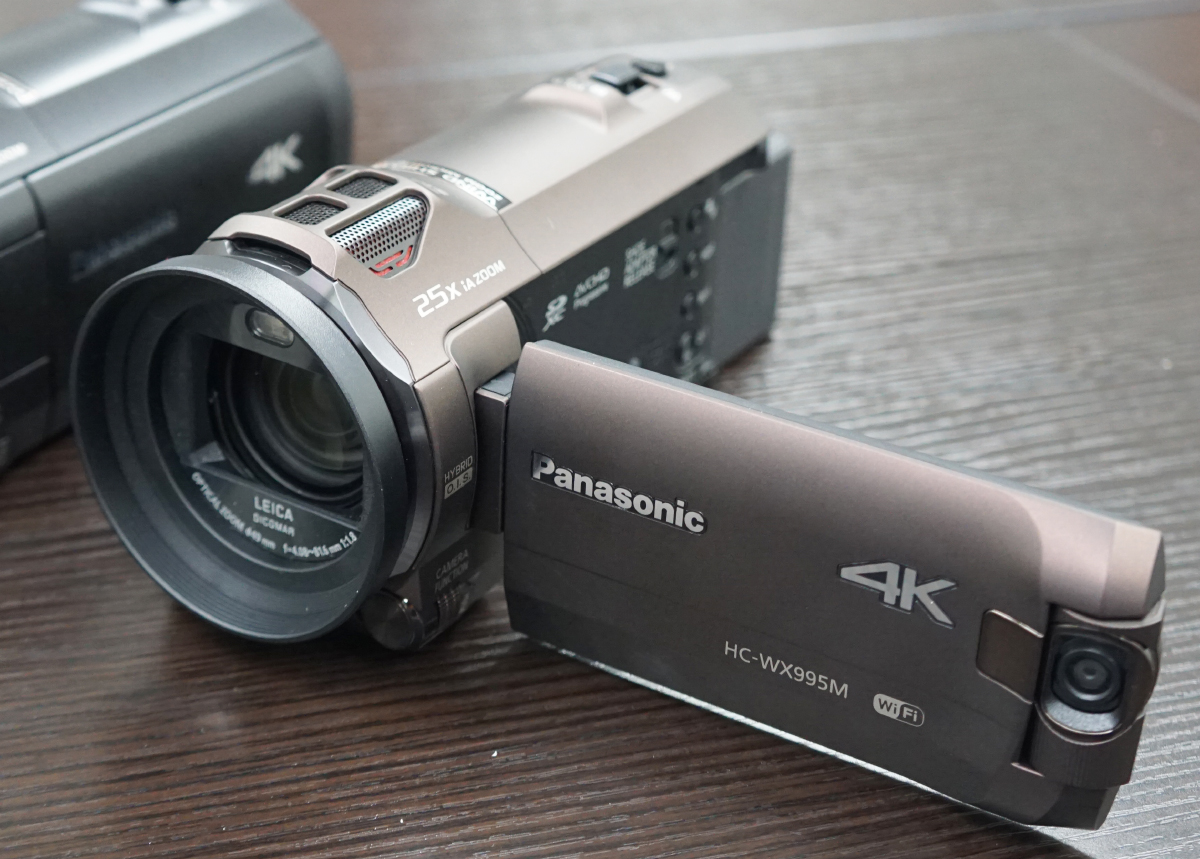 パナソニック、「あとから修正」機能強化の4Kビデオカメラ「HC-WX995M