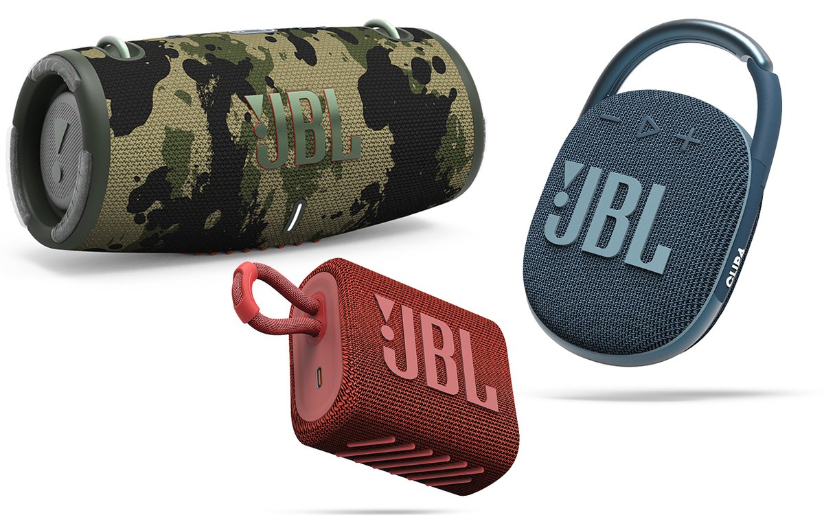IFA＞JBL、小型BTスピーカー「XTREME 3／GO 3／CLIP 4」。光る