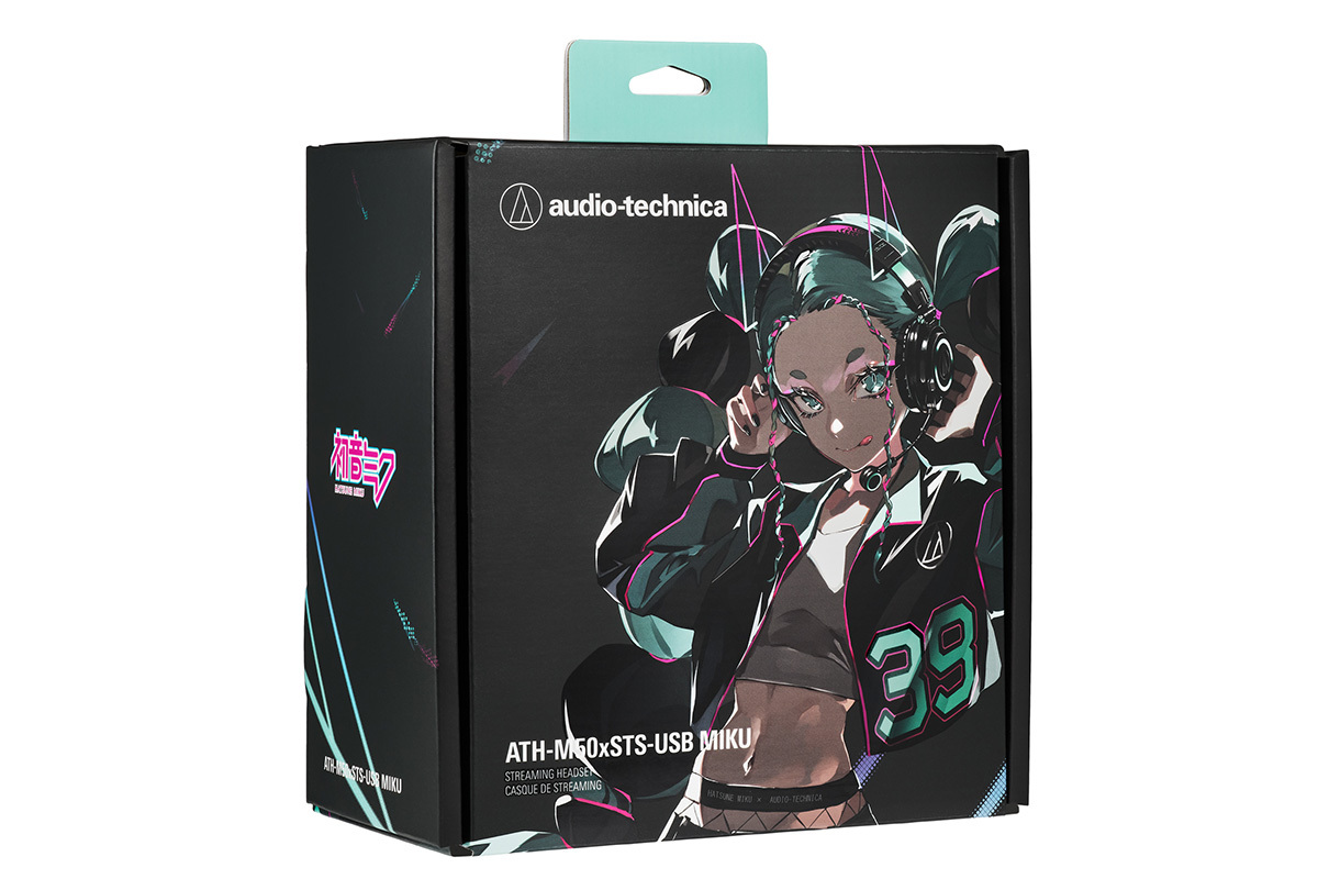 オーディオテクニカ、初音ミクとコラボした特別デザインのヘッドセット