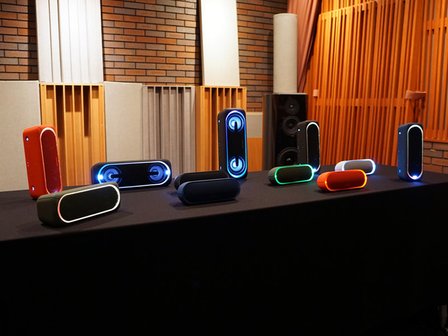 画像10 - ソニー、音楽に合わせて光る低音重視Bluetoothスピーカー