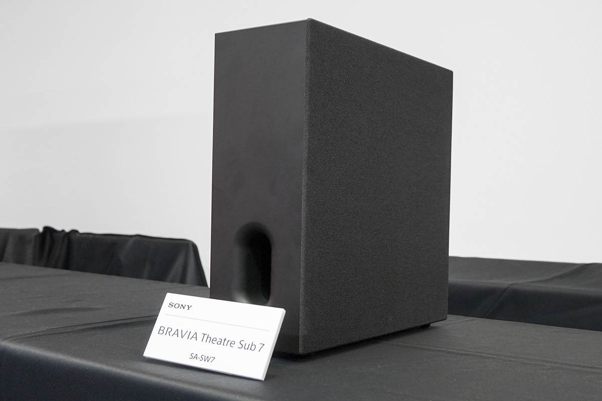 ソニー、新サウンドバー「BRAVIA Theatre Bar 6」。ワイヤレスサブ