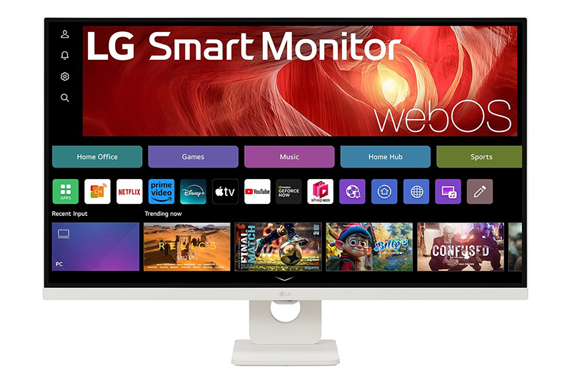 LG、独自WebOSを搭載した31.5型4Kスマートモニター。IPSパネル搭載27型