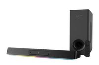 クリエイティブ、サブウーファーを小型化したゲーミングサウンドバー