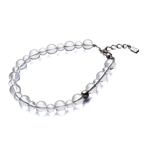 水晶コンビブレス(6mm・8mm玉) 17cm | ファイテン公式通販サイト