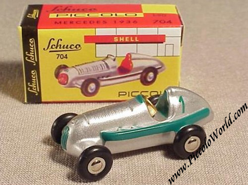 Schuco Piccolo Mercedes Benz 1936 GP Car Langenburg Classic