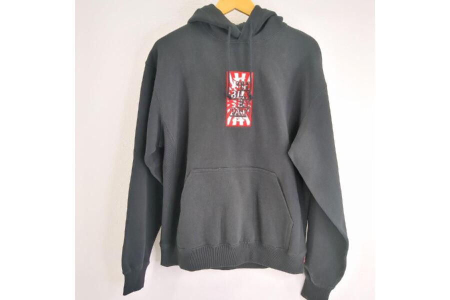 THE BLACK EYE PATCH ブラックアイパッチ 取扱注意 パーカー ブラック