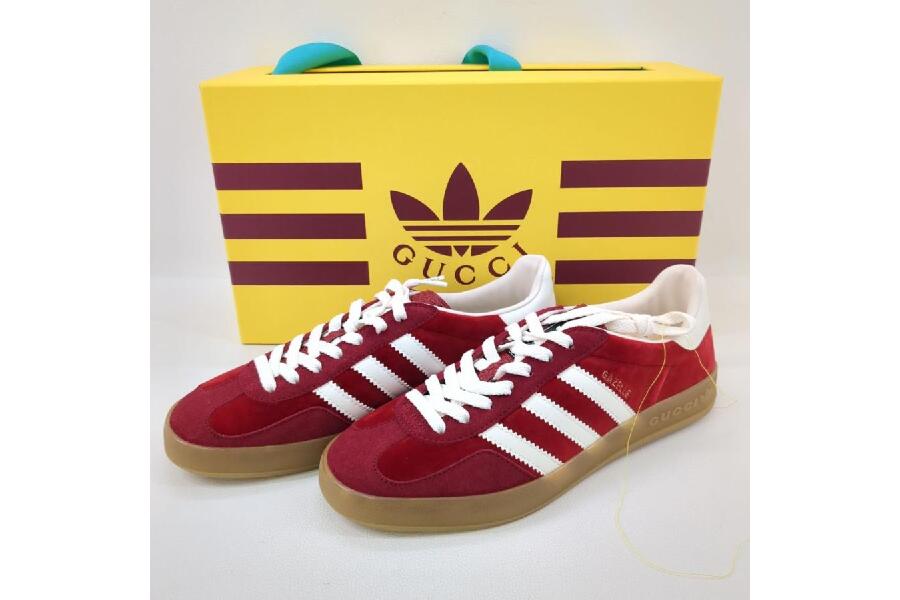 グッチxアディダス スウェードスニーカー ガゼル SIZE 26cm 程度S