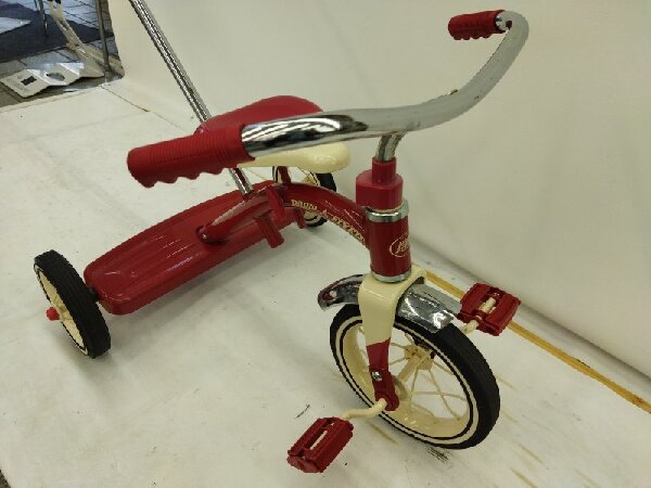 おしゃれレトロな三輪車! RADIO FLYER Classic Red Duel Deck Tricycle