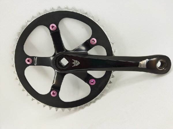 ピストバイクのシングルチェーン！SUGINO RD4 クランクセット の紹介