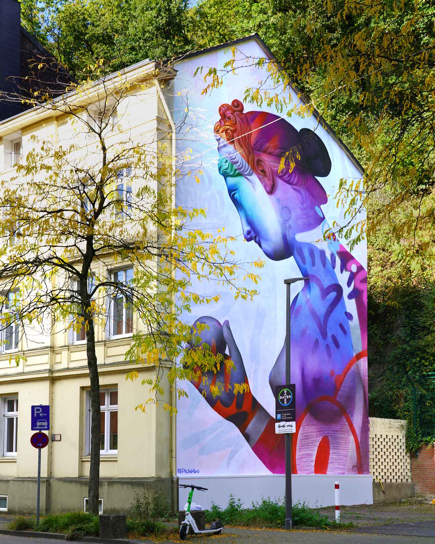 Aphrodite Mural in Wuppertal – PichiAvo