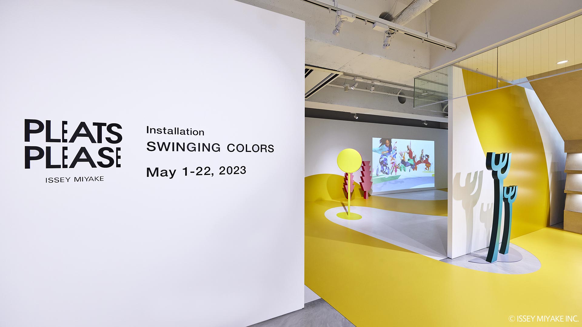 PLEATS PLEASE ISSEY MIYAKE “MONTHLY COLORS : MAY × PATH”｜WORKS