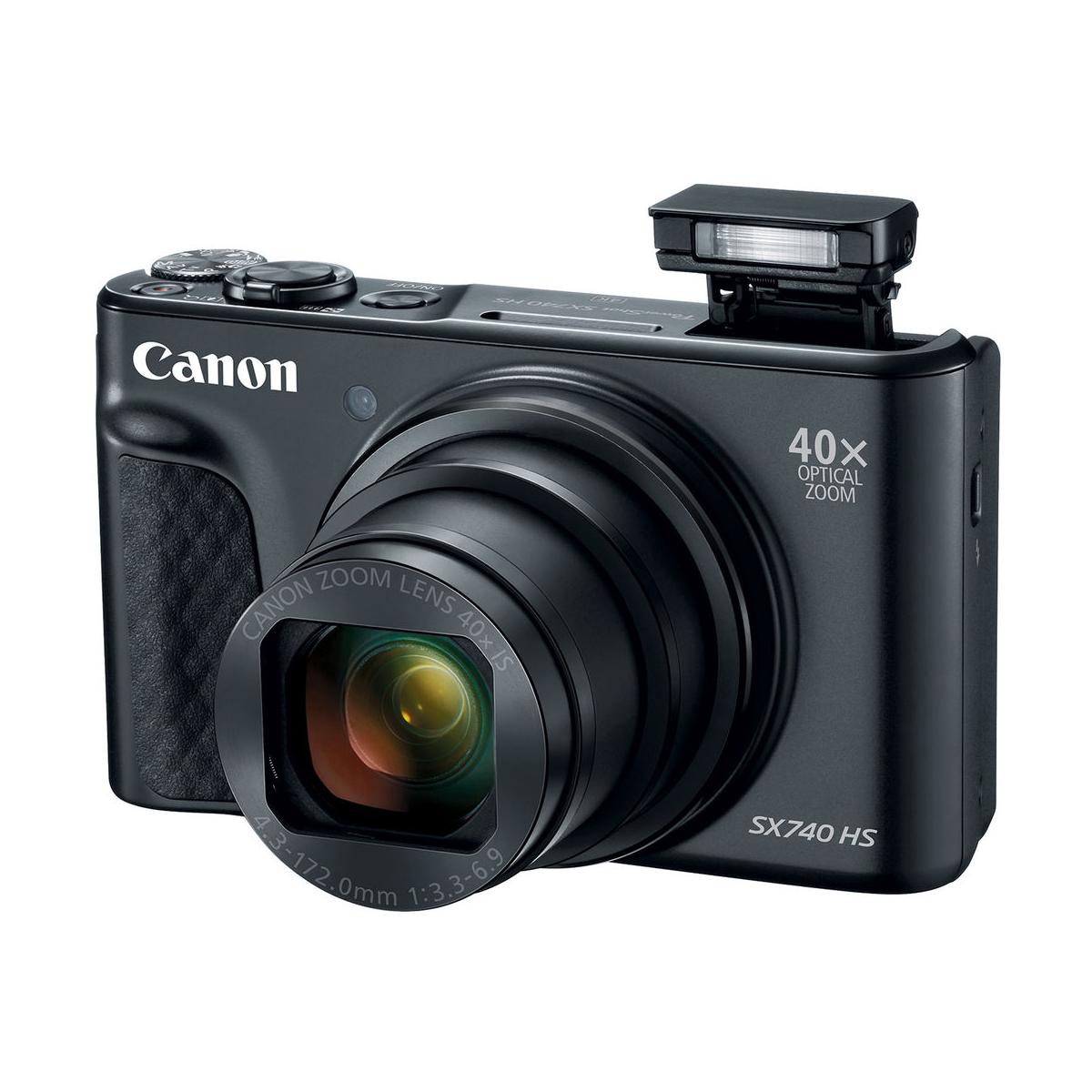Canon PowerShot SX740 HS Digital Camera (Black)