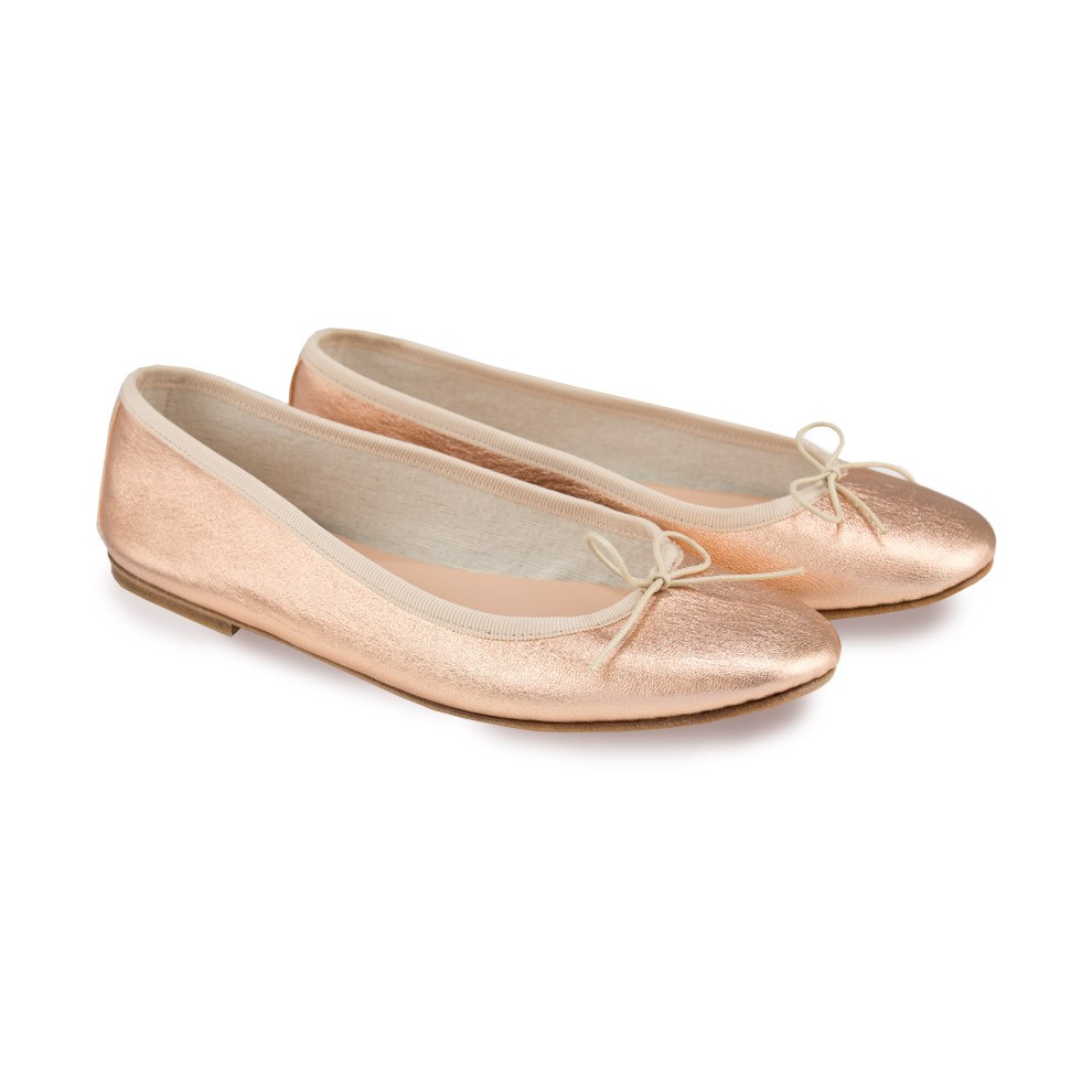 バレエシューズ ナッパ ピンクゴールド