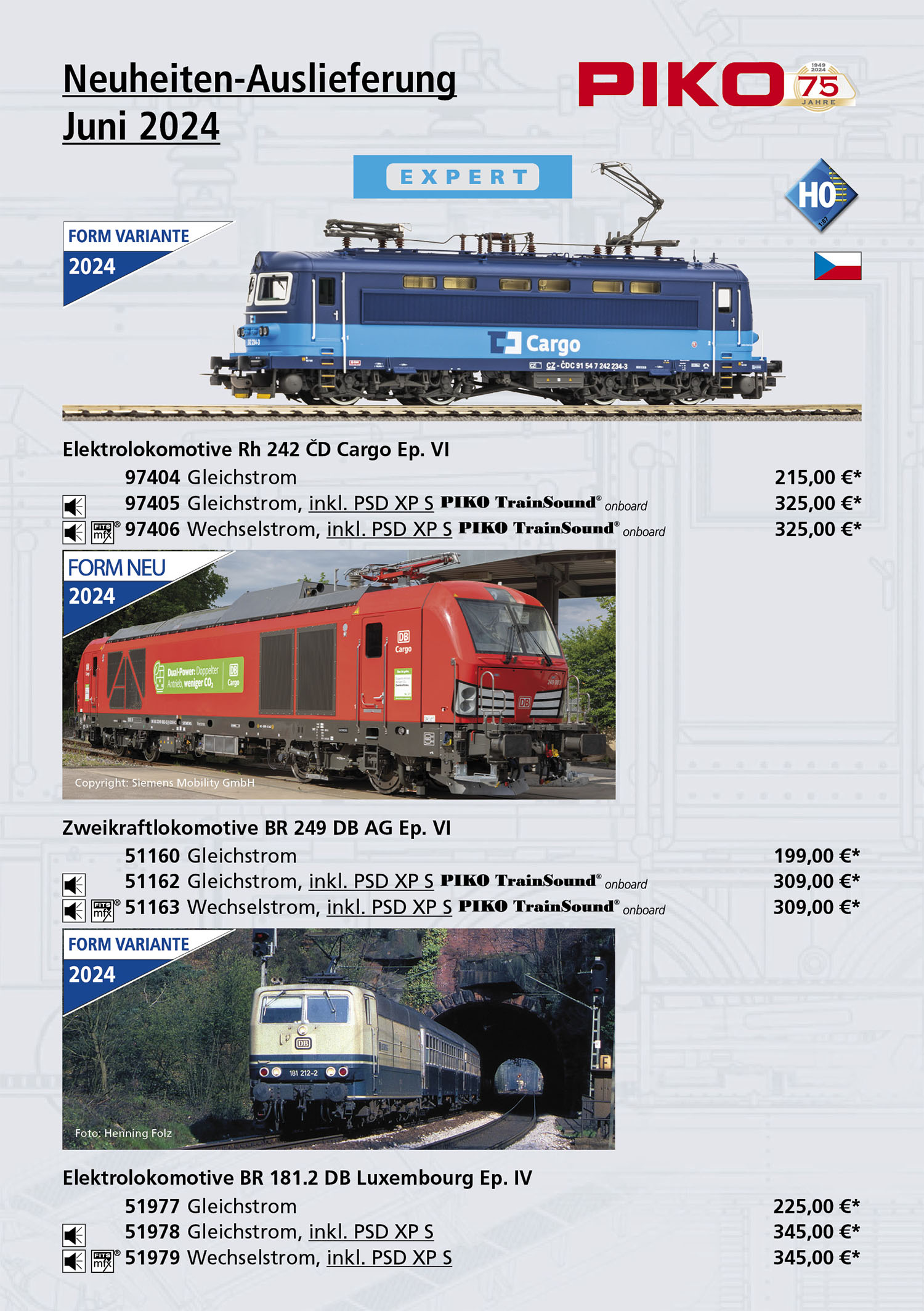 PIKO Spielwaren GmbH - New Items June 2024