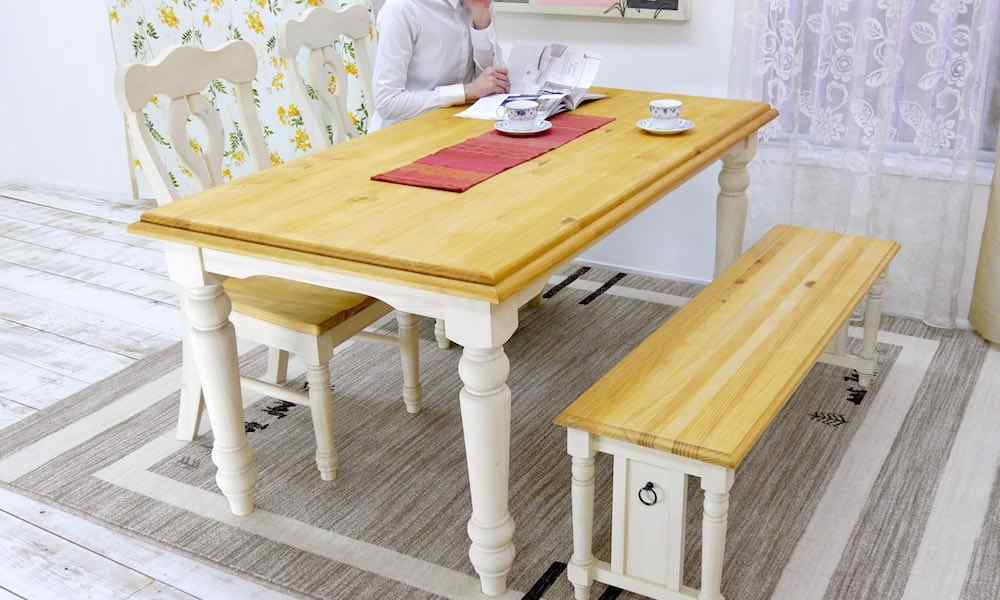 無垢ダイニングテーブル｜フレンチ家具｜パインファクトリー