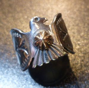 ナバホ Sunshine・Reeves サンシャインリーブス スタンプワーク 14K