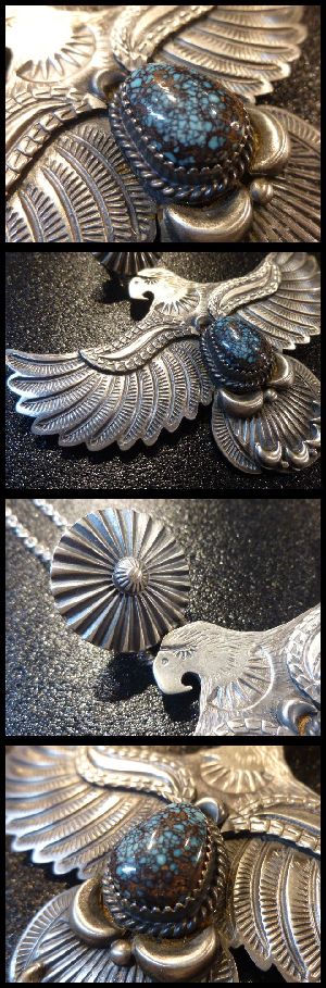 ナバホ Delbert・Gordon デルバート・ゴードン コンチョアップリケ