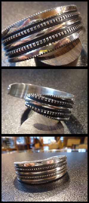 ナバホ Harrison・Jim ハリソン・ジム インゴットシルバー スタンプ