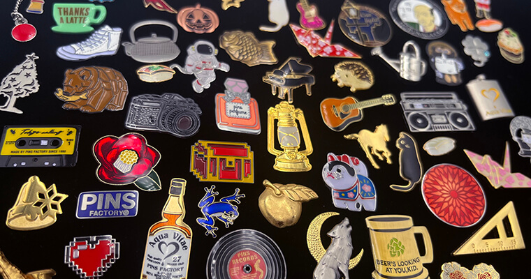 おしゃれ」「かわいい」ピンバッジとは？｜PINS FACTORY