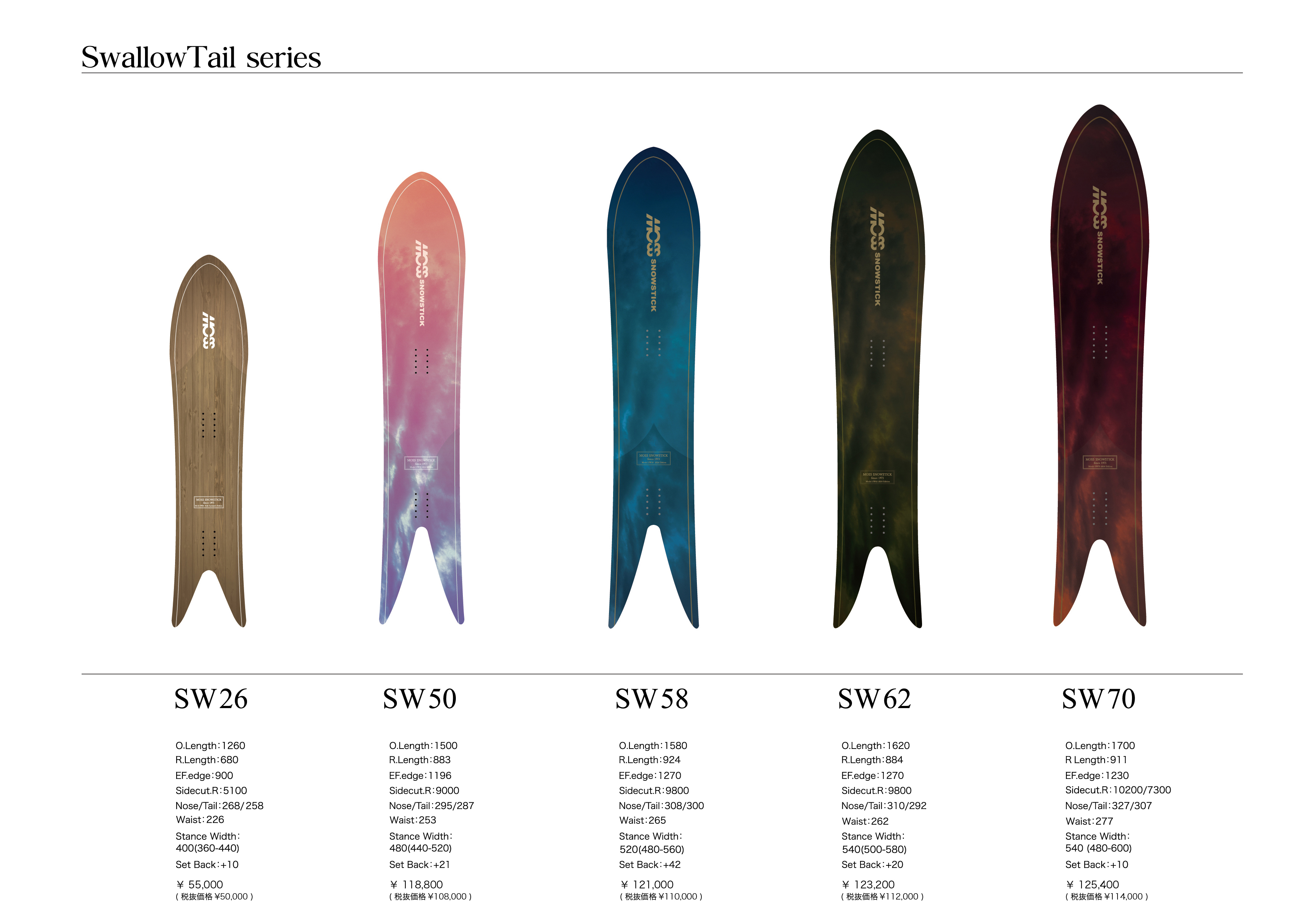 16 New Line up | MOSS SNOWSTICK | モス スノースティック