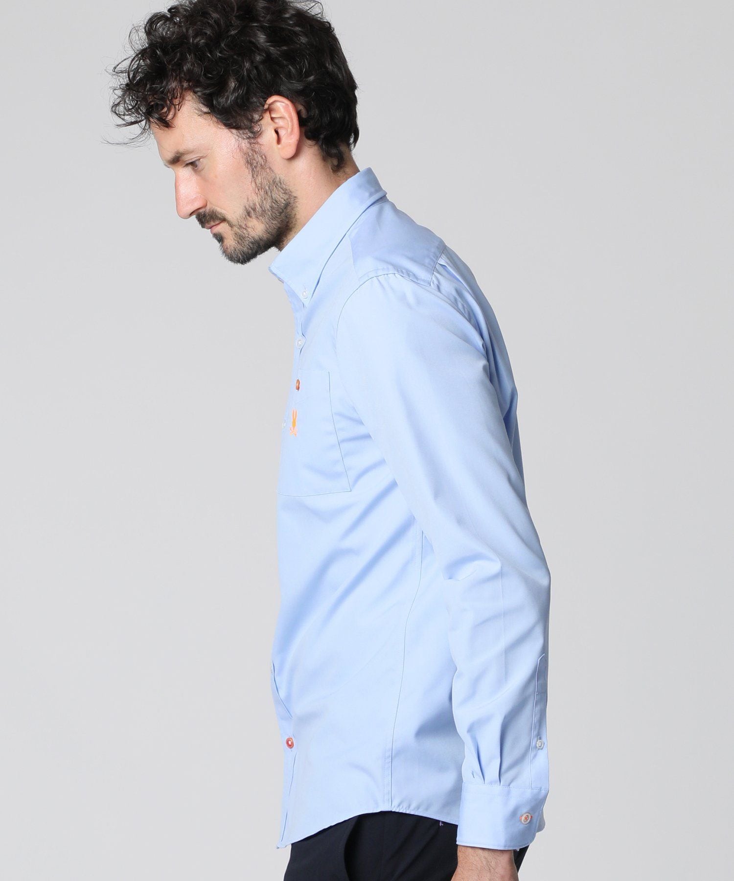 ネオンボタン ウェザークロス シャツ｜Psycho Bunny｜サイコバニー