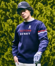 GOLF]トリコロール ジャガードニット｜Psycho Bunny｜サイコバニー