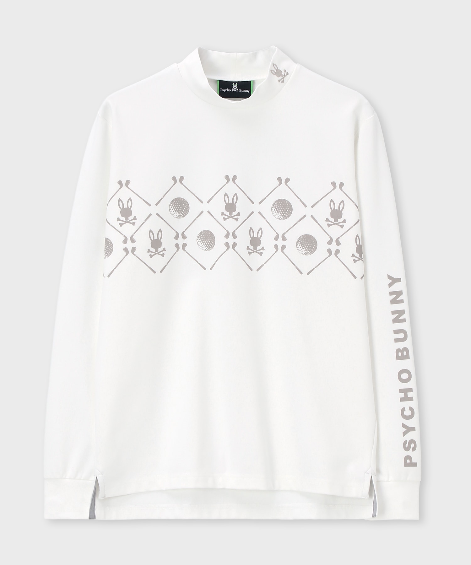 GOLF]ゴルフモチーフロゴモックネックTシャツ｜Psycho Bunny｜サイコ
