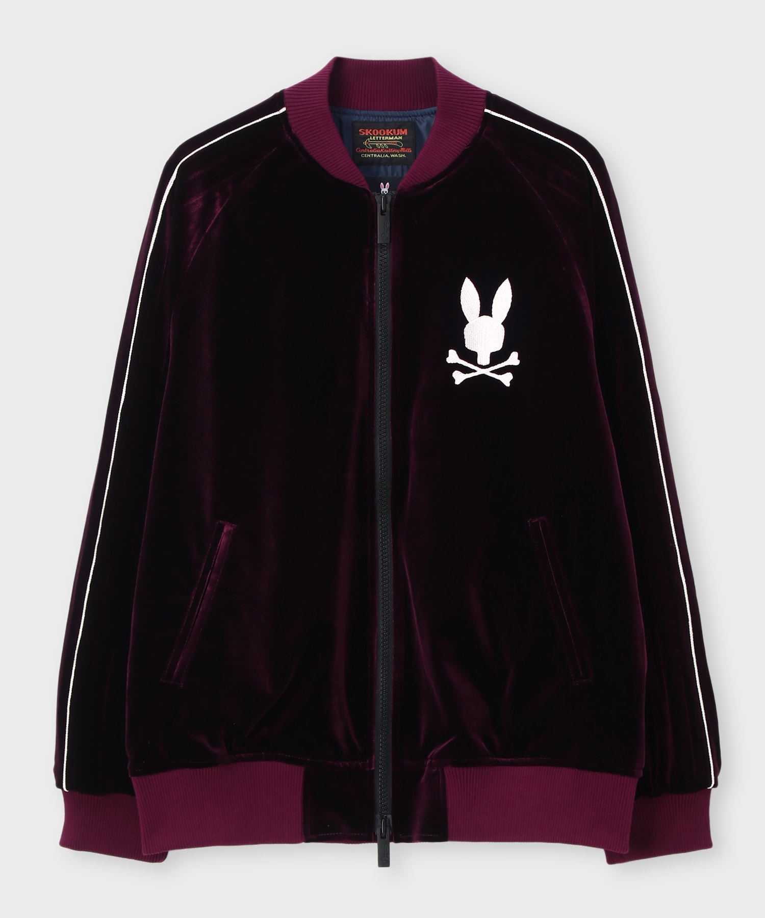 SKOOKUM ベロアスカジャン｜Psycho Bunny｜サイコバニー 公式ブランド