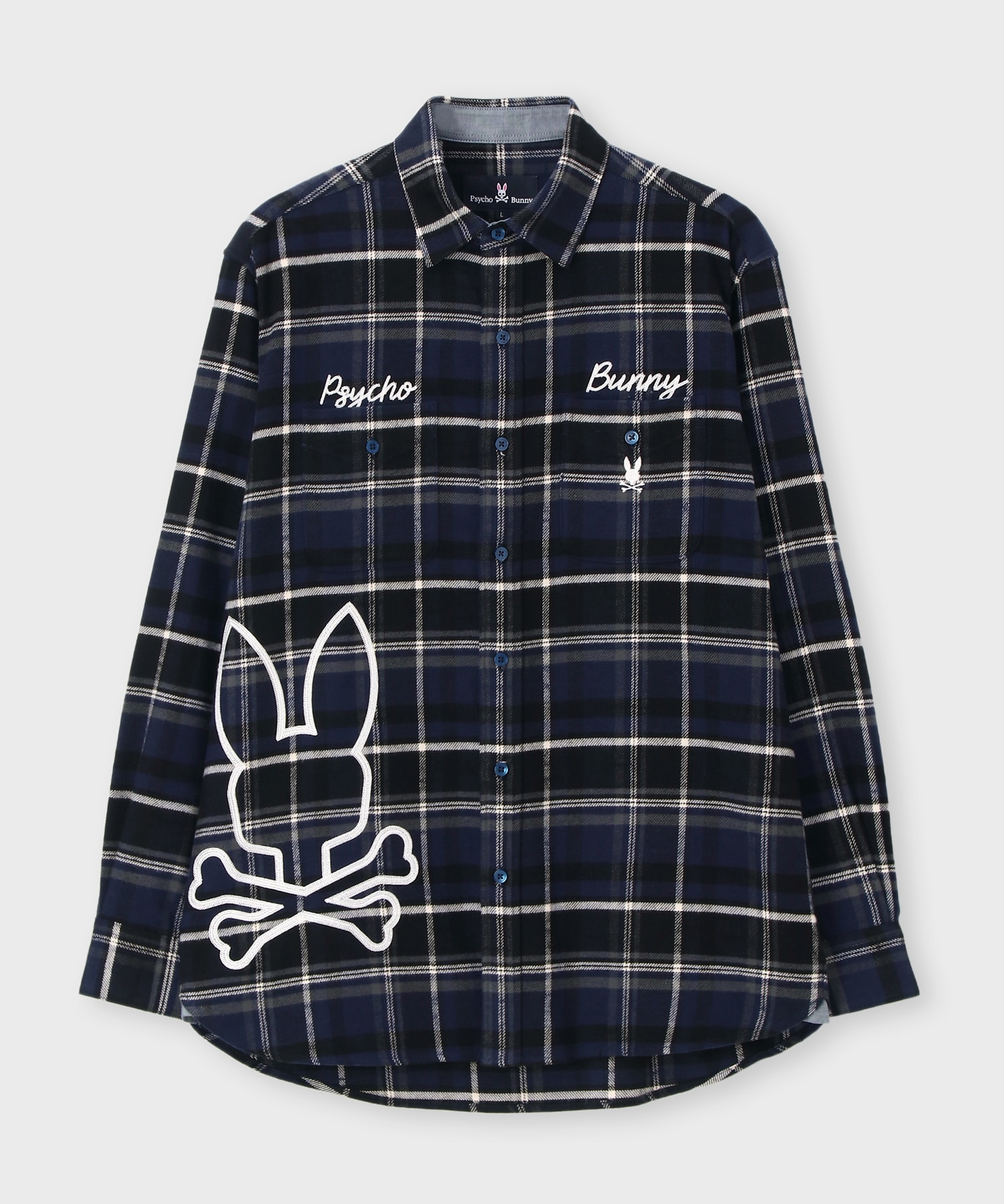 ヴィンテージチェーンステッチ スラブチェックシャツ｜Psycho Bunny